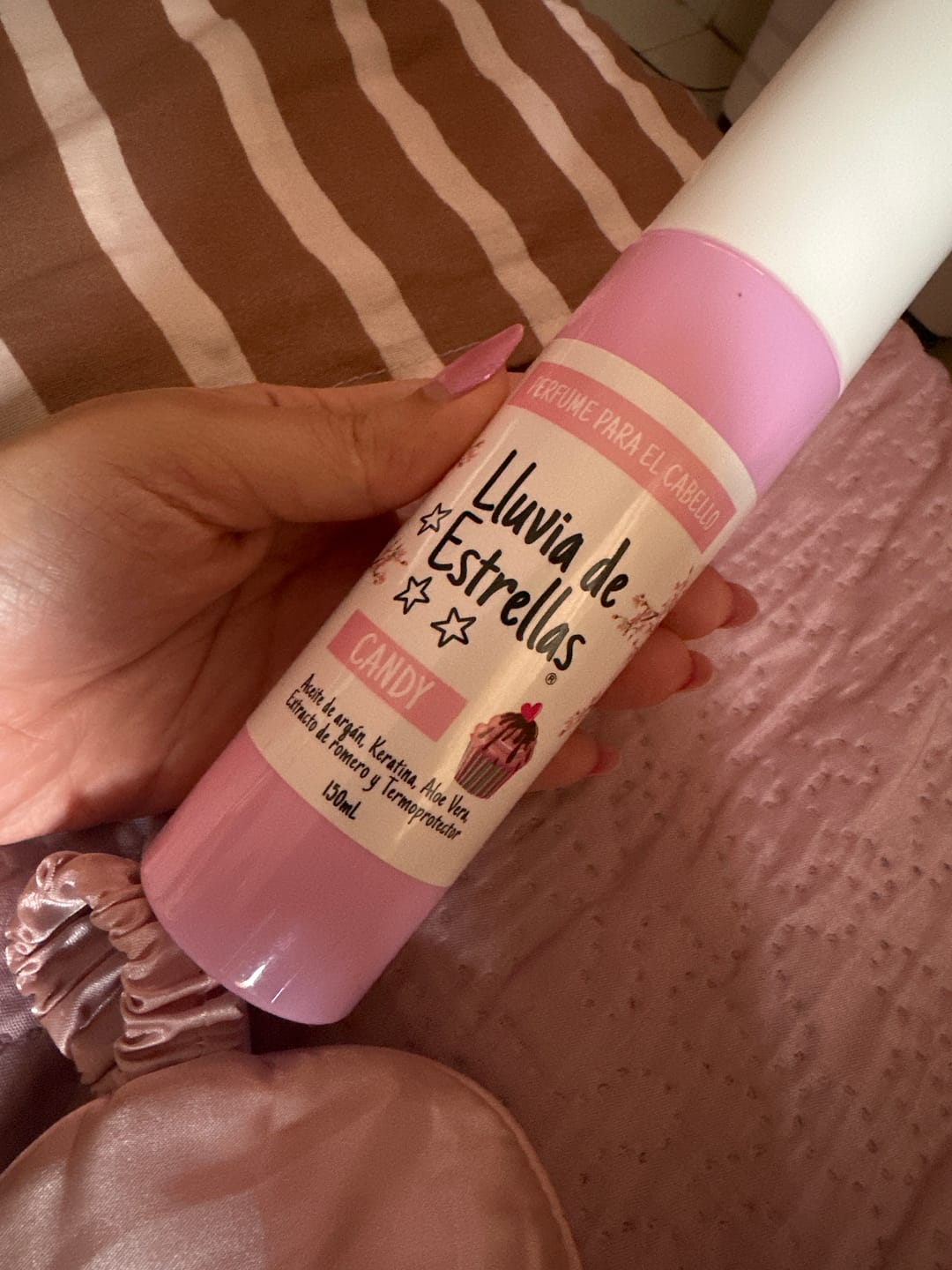Customer photo review of PERFUME PARA EL CABELLO CANDY