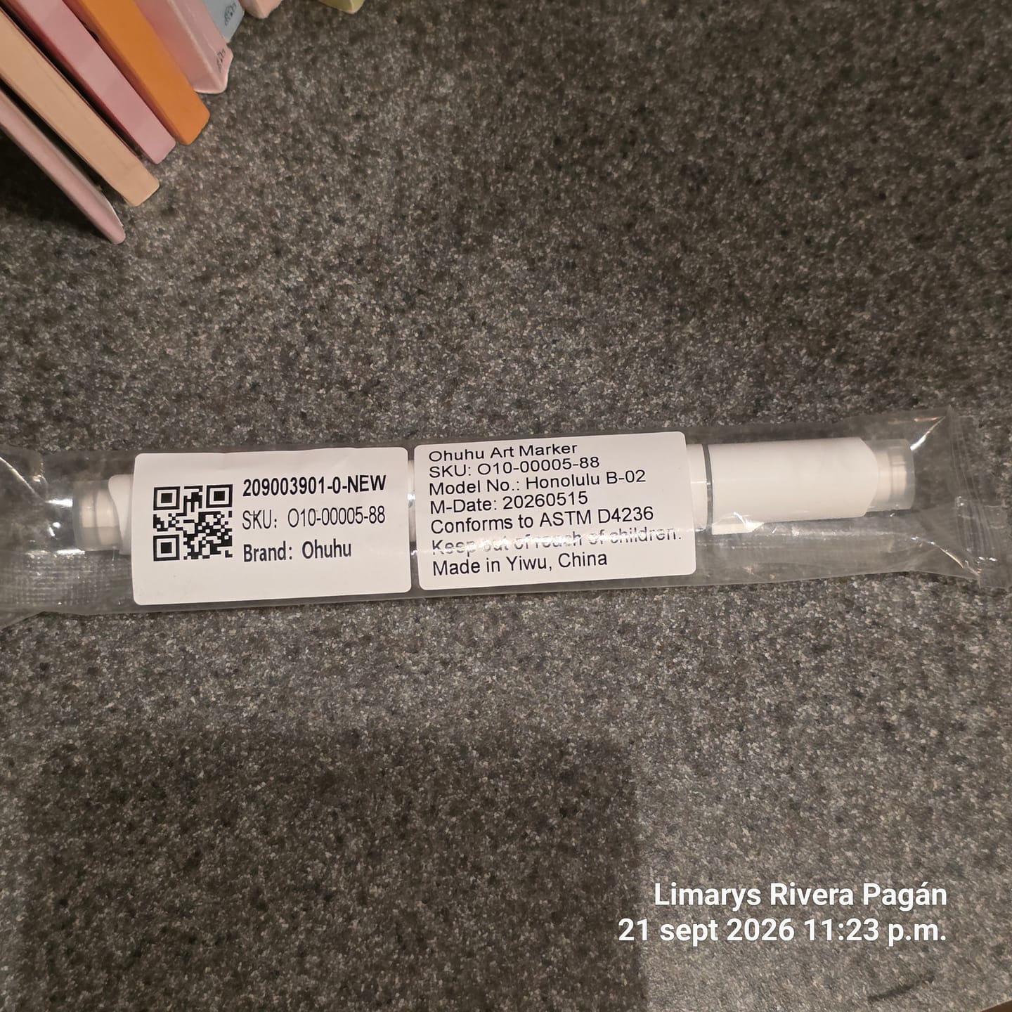 Customer photo review of Ohuhu Honolulu B 0 Individual Marker, Brush & Fine
