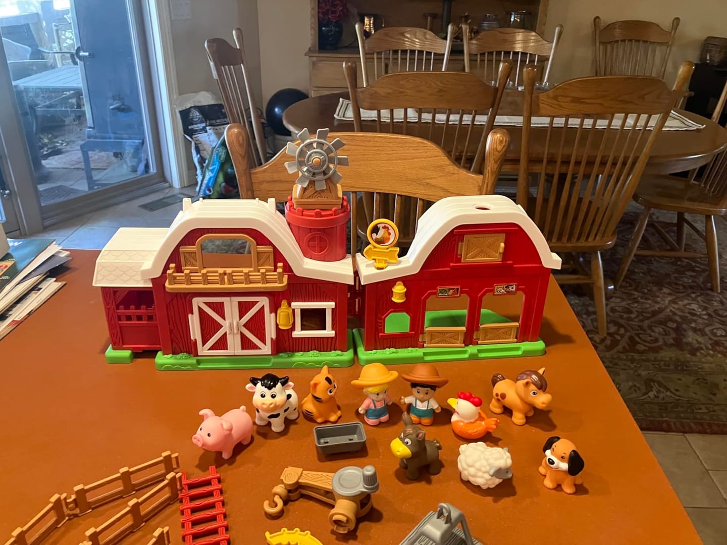Customer photo review of Farm Barn Playset Toy