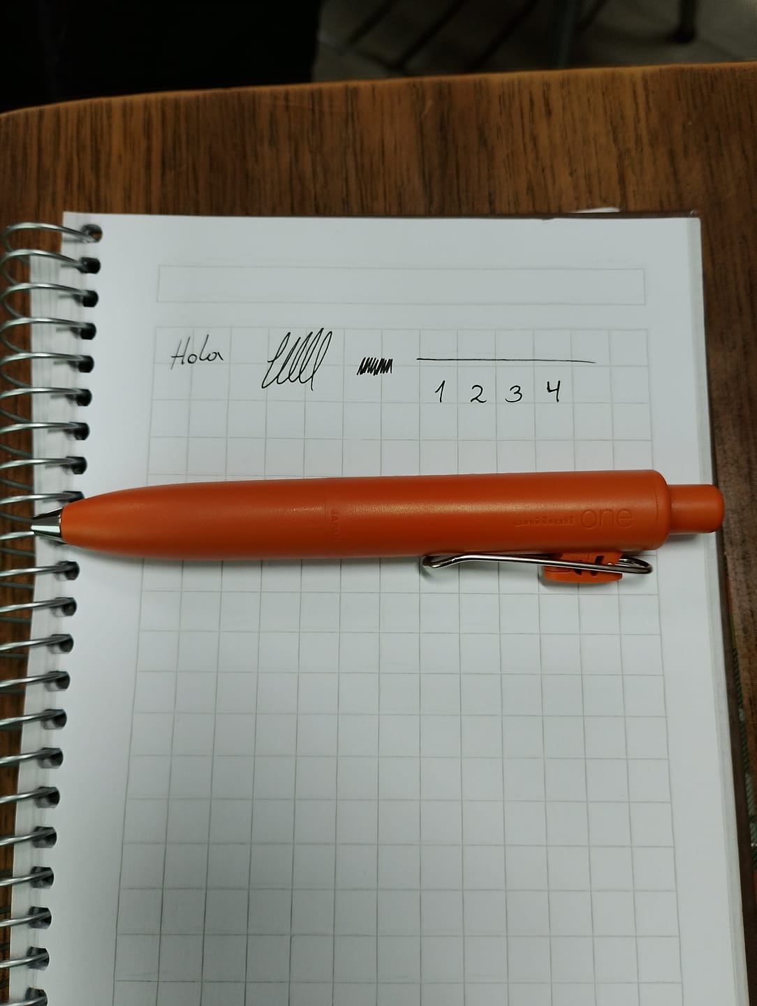 Customer photo review of Uni-ball One P - Bolígrafo Tinta Gel de Colores 0,38 mm
