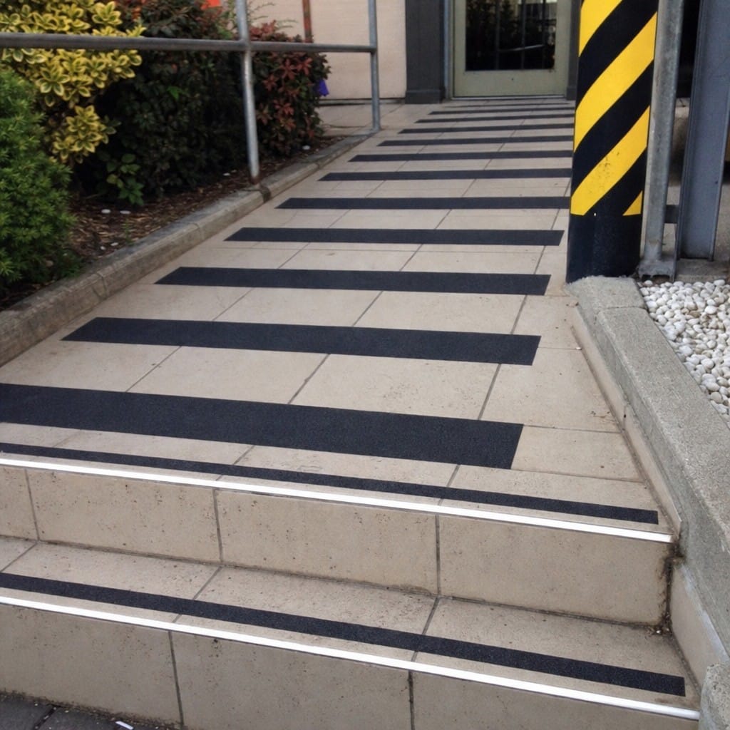 Customer photo review of Extra Coarse Anti-Slip Tape | Heavy Duty | Marine & Industrial Grade | 18.3m Roll