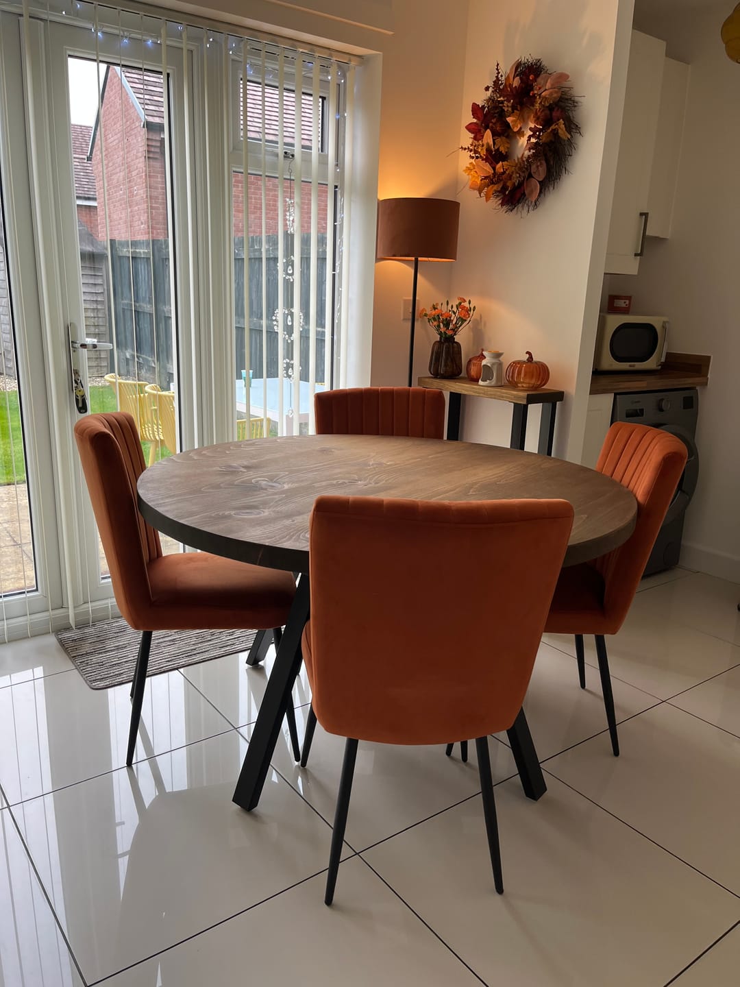 Customer photo review of Round Dining Table