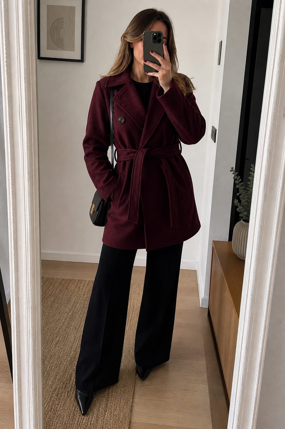 Customer photo review of Cappotto Doppiopetto con Cintura in Vita Aurora