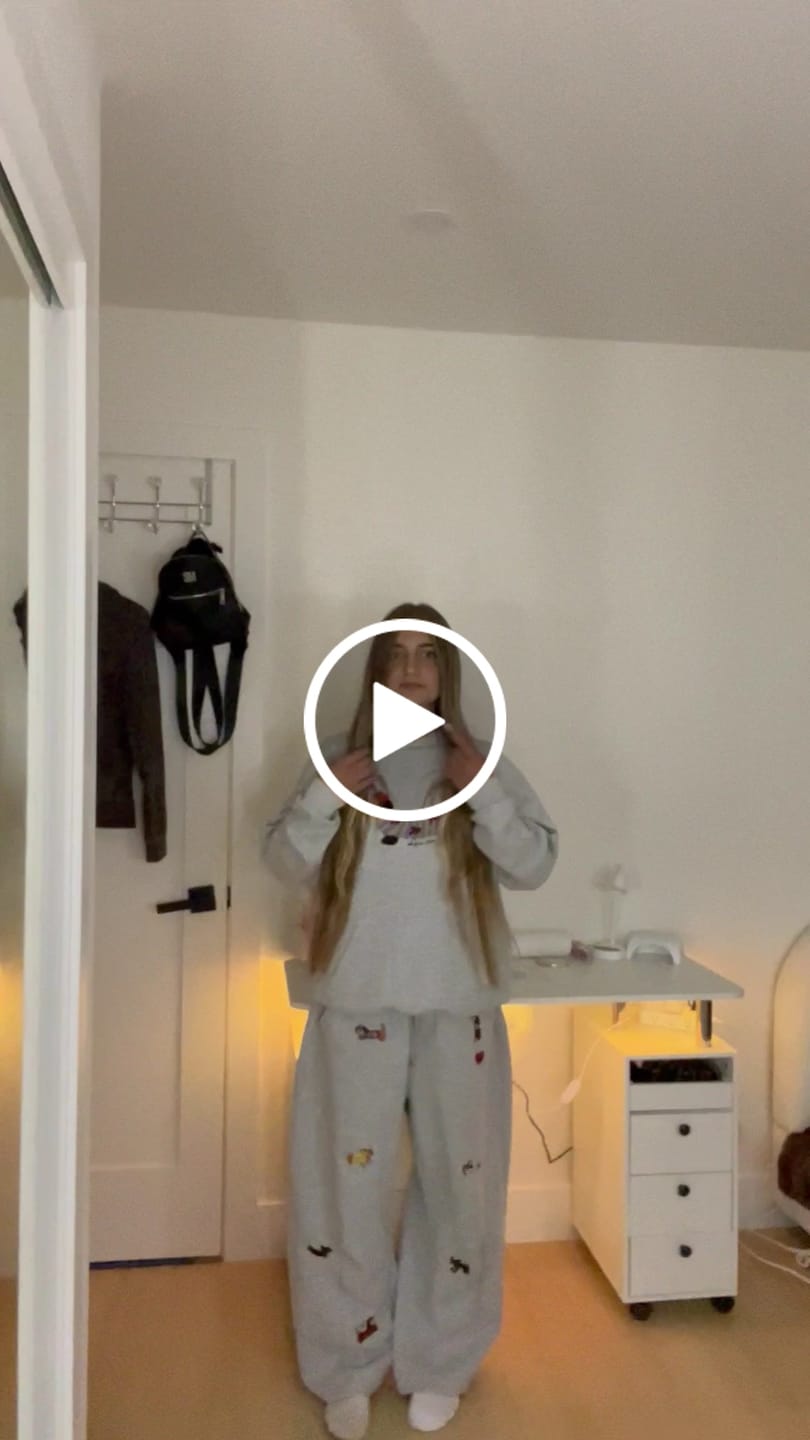 Customer video review of Aelfric Eden Embroidery Dog Baggy Barrel Sweatpants