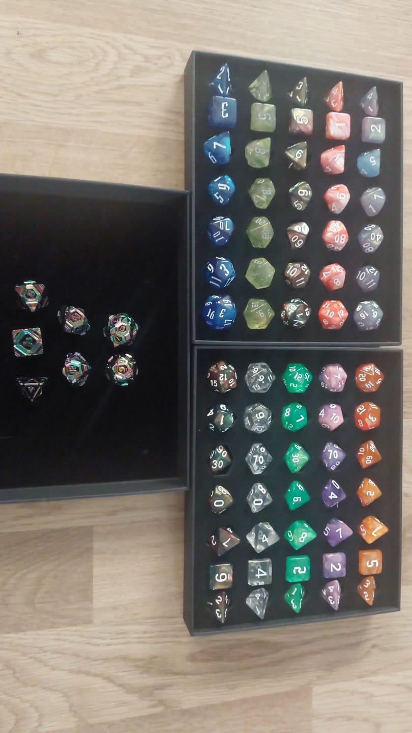 Customer photo review of Mystery Packs (Acryl, Resin, Metall)