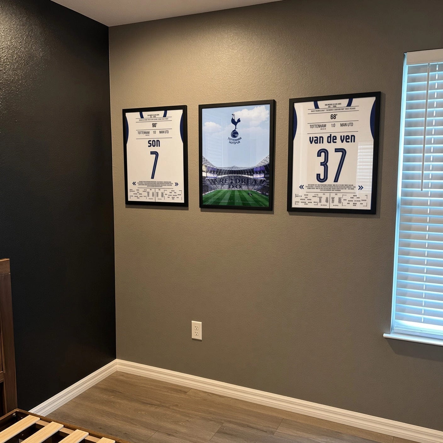 Customer photo review of Tottenham Hotspur 'Dare Dream Do' Poster