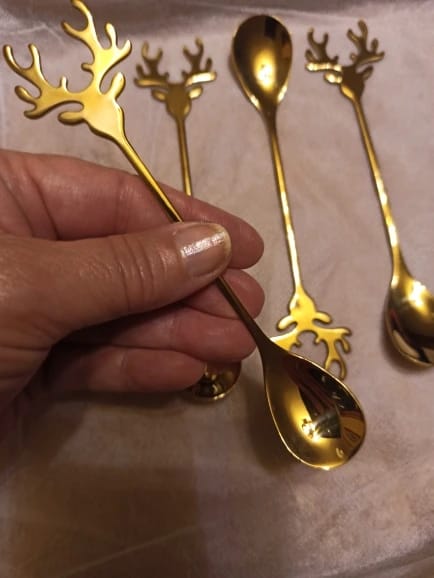 Customer photo review of Festive Serving Decor Cutlery Set