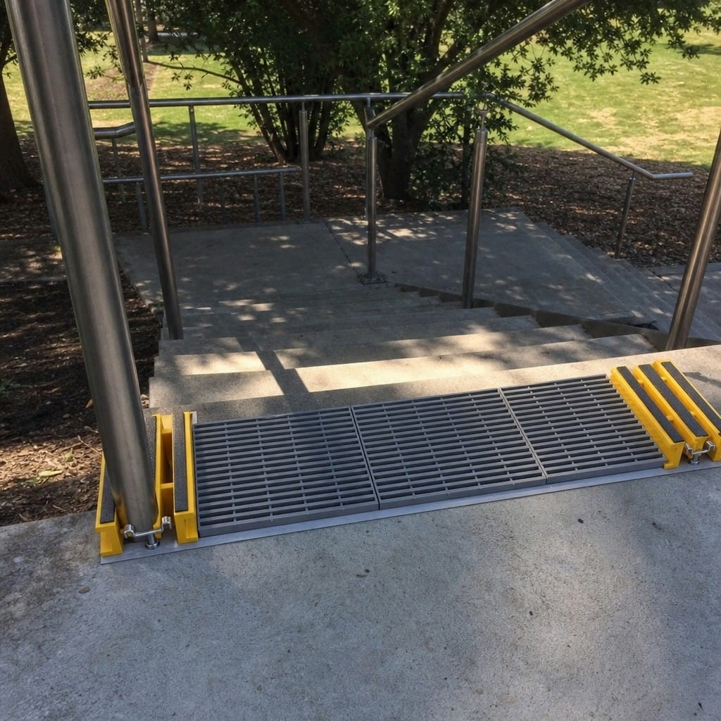 Customer photo review of GRP Grating Accessory 25mm 38mm 50mm Secure Installation