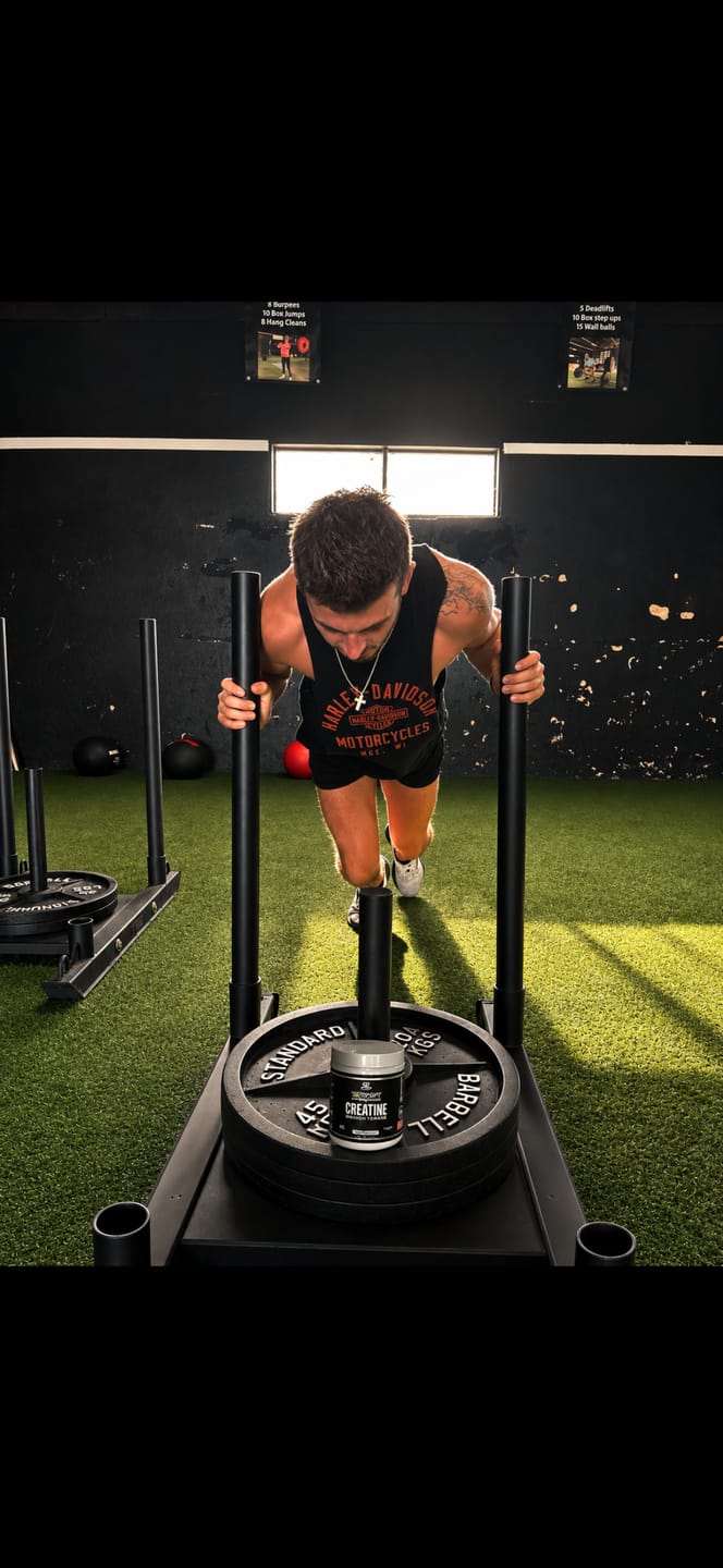 Customer photo review of CREATINE MONOHYDRATE