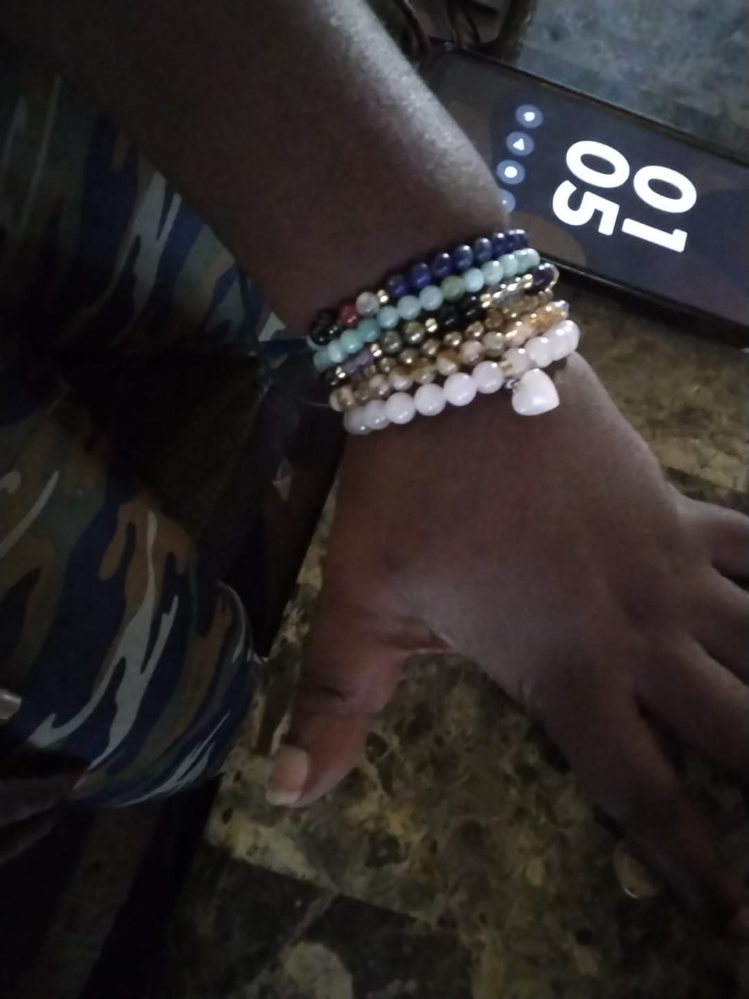 Customer photo review of 11:11 Wealth Multiplier REAL Gold Bracelet