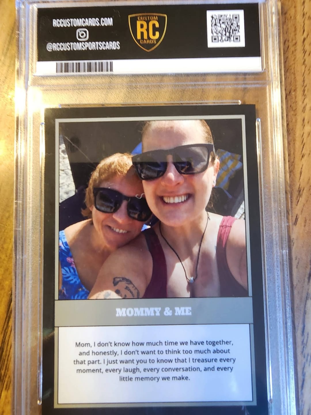 Customer photo review of Custom Graded Card