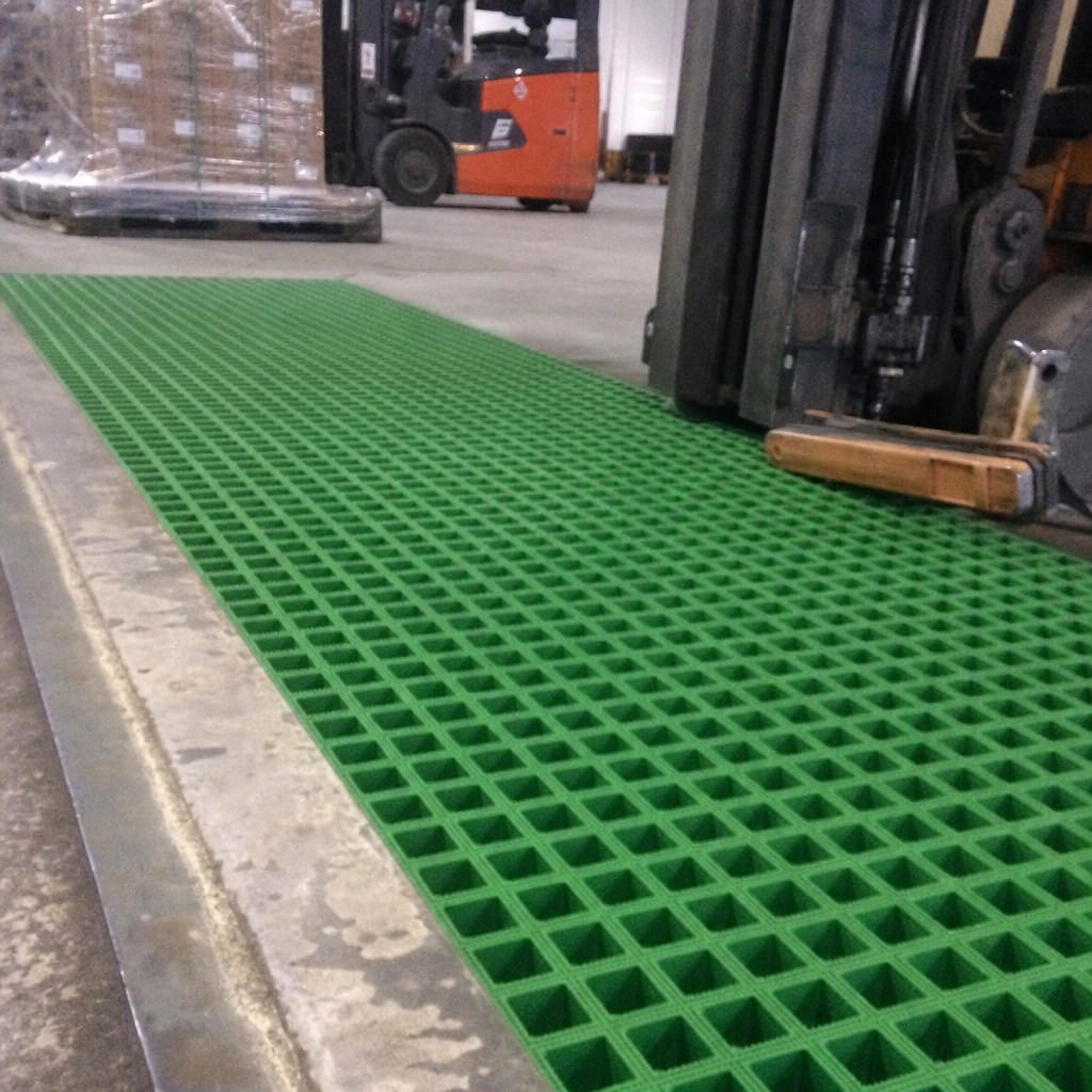 Customer photo review of GRP Grating Panels 38mm – Anti-Slip Fibreglass Floor Grating | Multiple Sizes & Colours