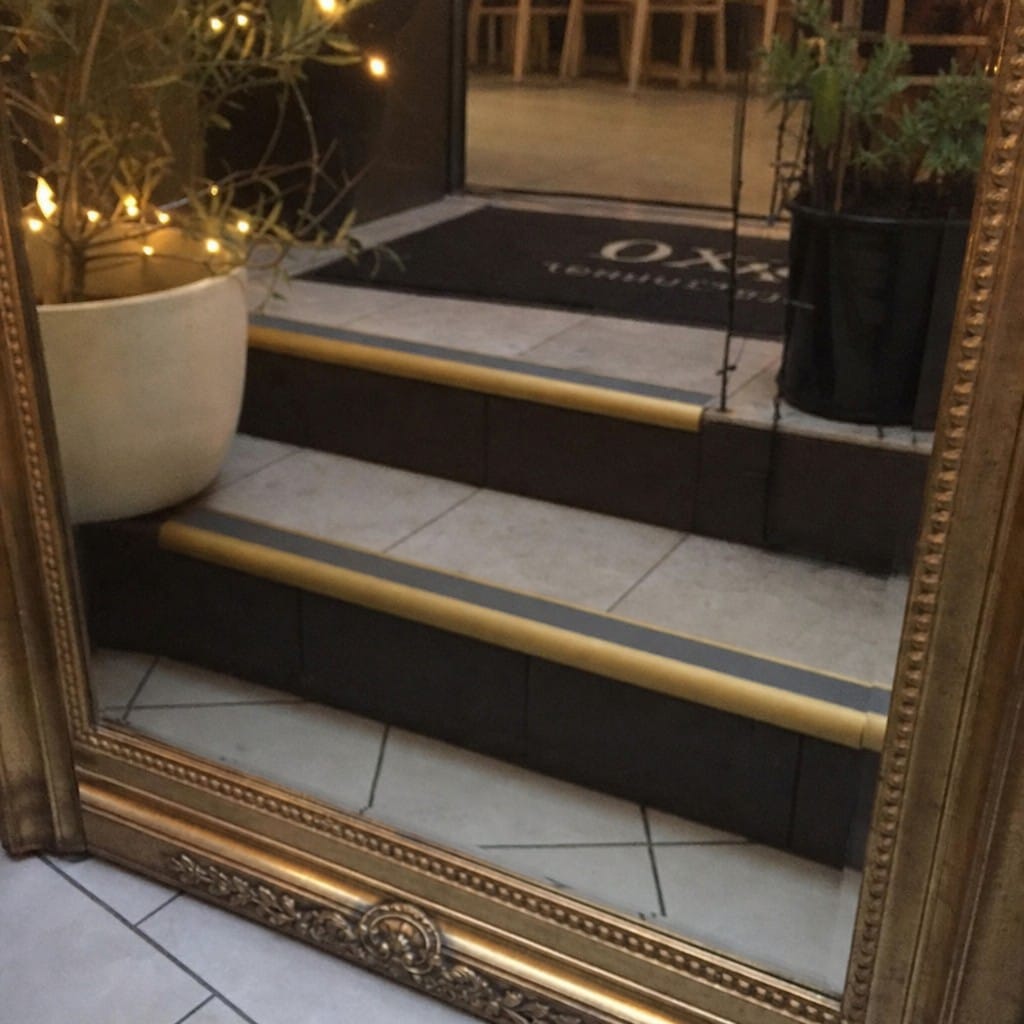 Customer photo review of Aluminium Stair Nosing 70mm Tread 2.75m Bullnose
