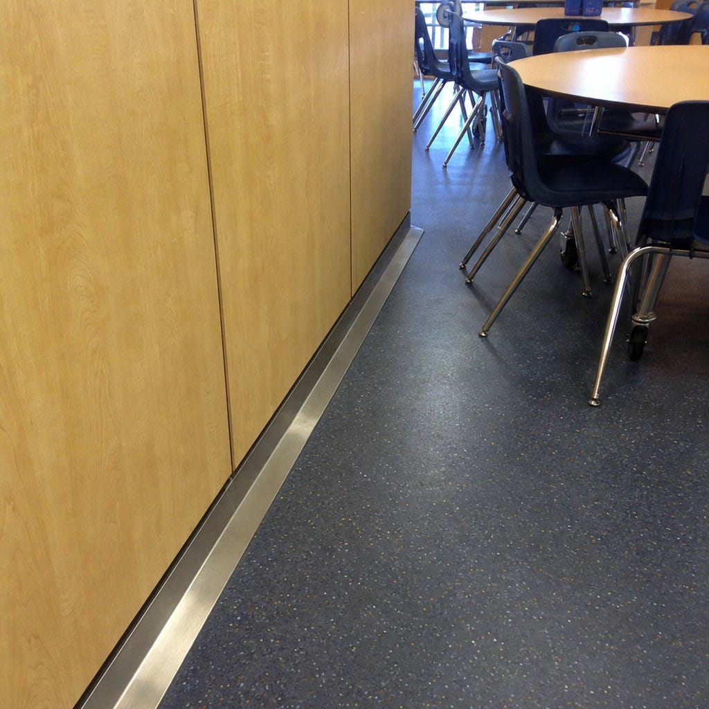Customer photo review of Self Adhesive Stainless Steel Cover Strip 60mm, 80mm, 100mm for Hygienic Joint Concealing