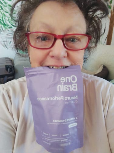 Customer photo review of OneBrain Vitalpilz Gummies