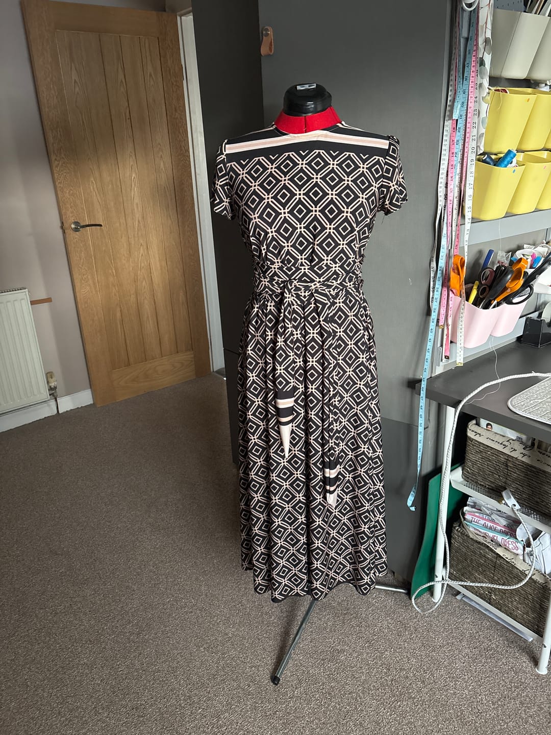 Customer photo review of Diamond Grid Jersey Fabric