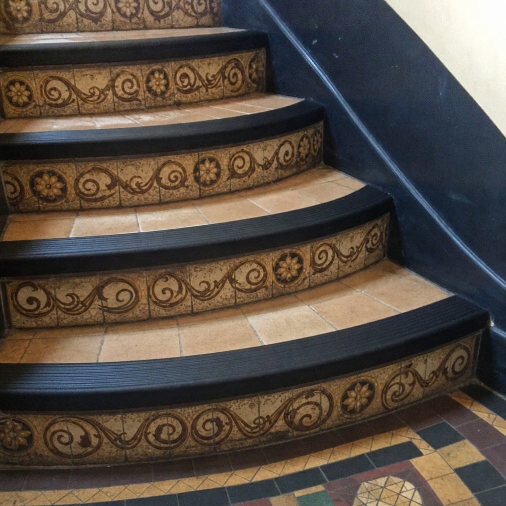 Customer photo review of Flexible PVC Anti-Slip Stair Nosing 48x29mm, 3.22m, Bends to Curved & Splayed Steps