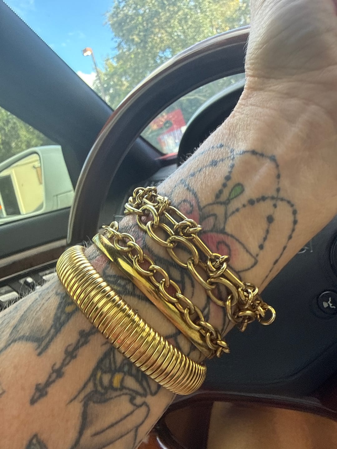 Customer photo review of Ibiza Chunky Bangle (Bundle)