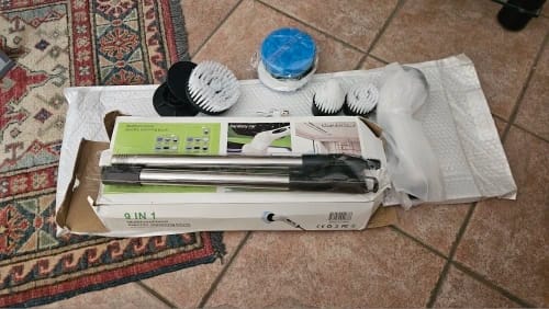 Customer photo review of Electric Cleaning Brush Multi-Functional 9-in-1 Dual-Use Brush For Home Use