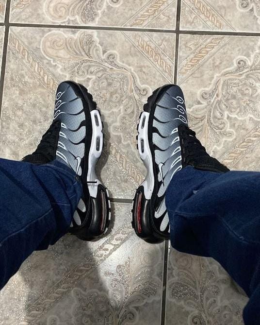 Customer photo review of Air Max TN Plus "Black Metallic Silver"