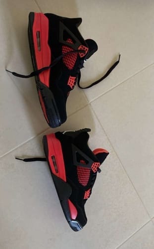 Customer photo review of Air Jordan 4 Military Black