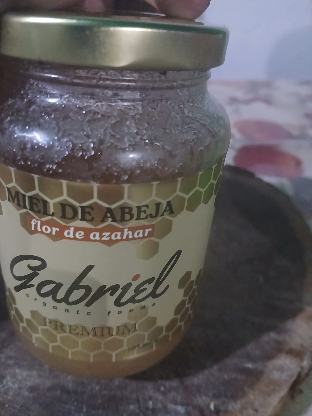 Customer photo review of Miel de Abeja 100% Pura de Flor de Azahar (500 g)