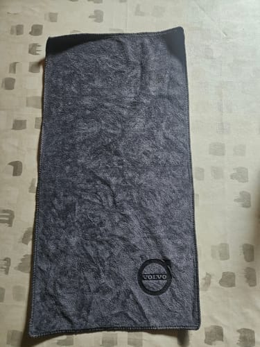 Customer photo review of Personalisierte Mikrofaser-Tücher: Schnelle Entfernung von Flecken im Auto