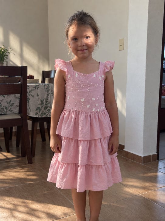 Customer photo review of Vestido casual para niña - Maria José