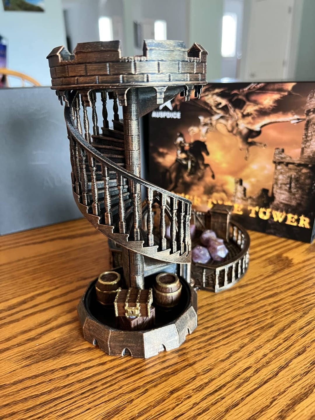 Customer photo review of Starspire Castle Dice Tower