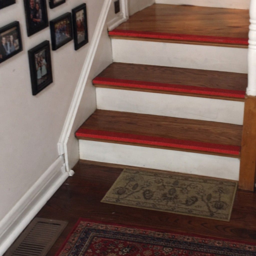 Customer photo review of Red Anti-Slip Tape | Silicon Carbide | Fire Safety & Floor Marking | 18.3m Roll