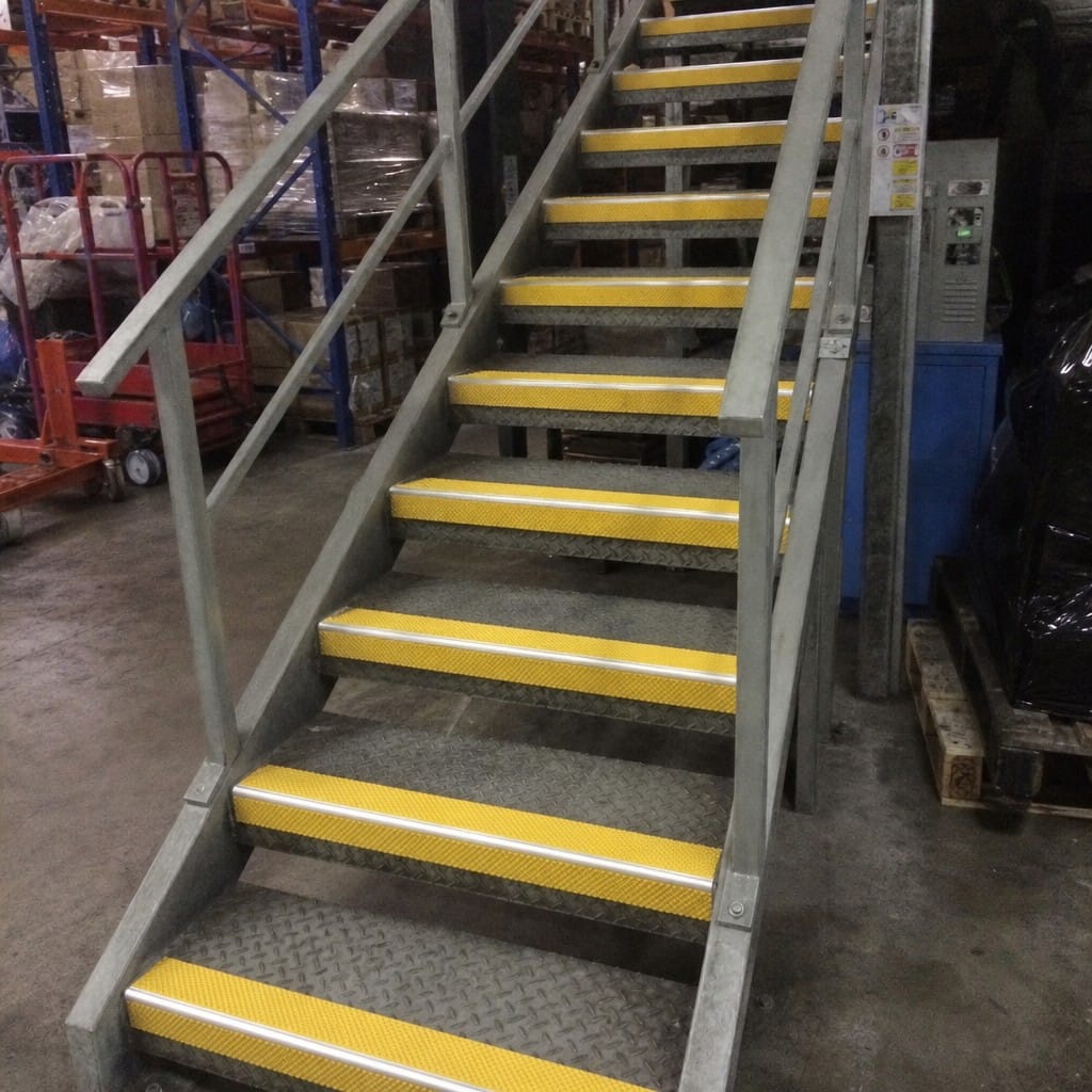 Customer photo review of DDA Compliant Stair Nosing 75x58mm Pyramid Anti Slip