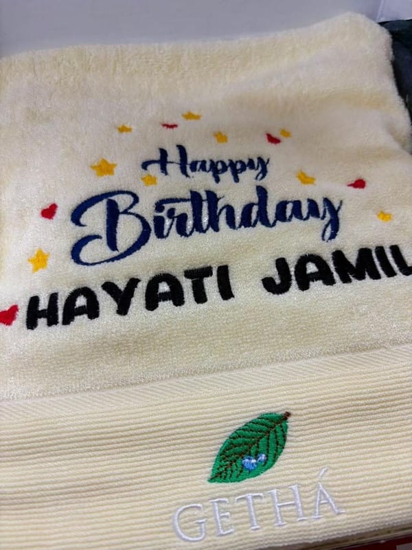 Customer photo review of Bamboo Bath Towel