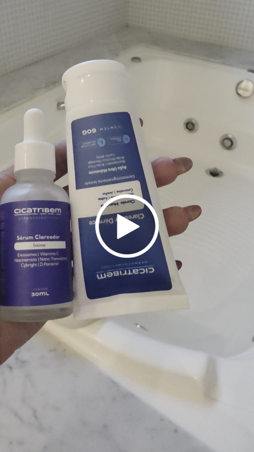 Customer video review of Sérum Clareador Íntimo 30ml
