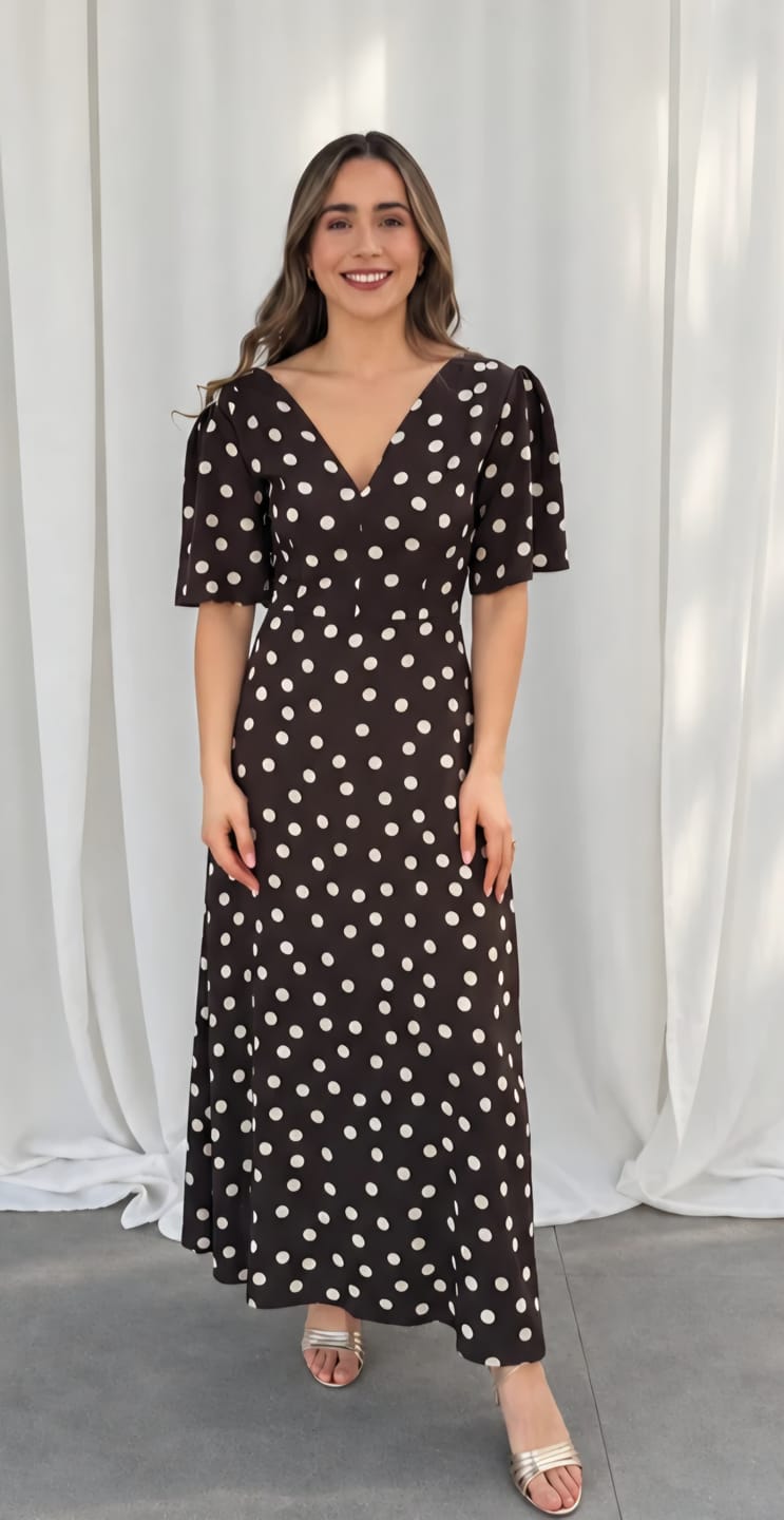 Customer photo review of The Poppy Halter Dress