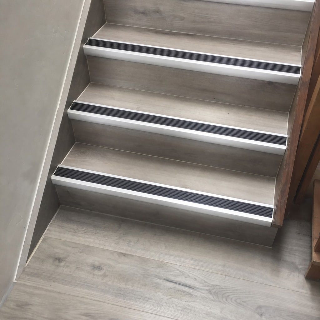 Customer photo review of Tape PVC Adhesive for Stair Nosing Inserts 38mm 50mm