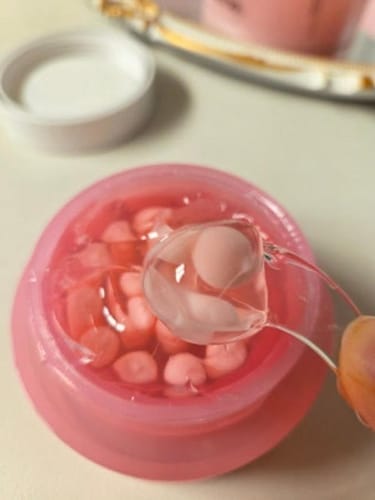 Customer photo review of PDRN Pink Collagen Capsule Cream