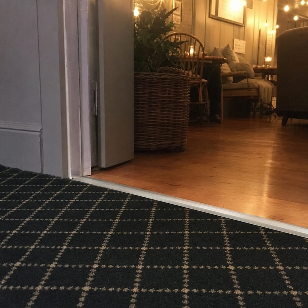 Customer photo review of 35mm Aluminium Z-Profile Carpet Threshold Strip | Carpet Edge Bar
