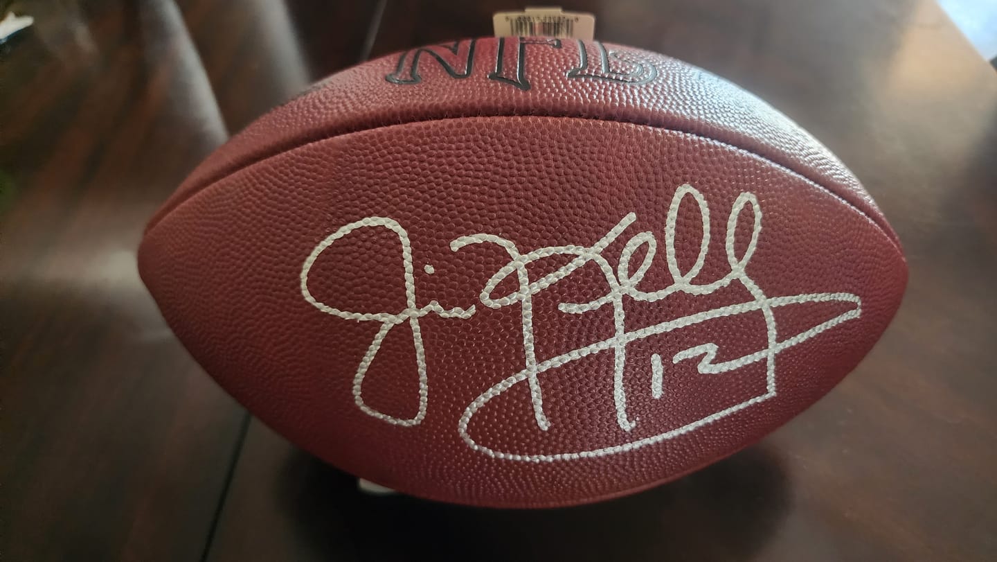 Customer photo review of Jim Kelly Autograph Signing