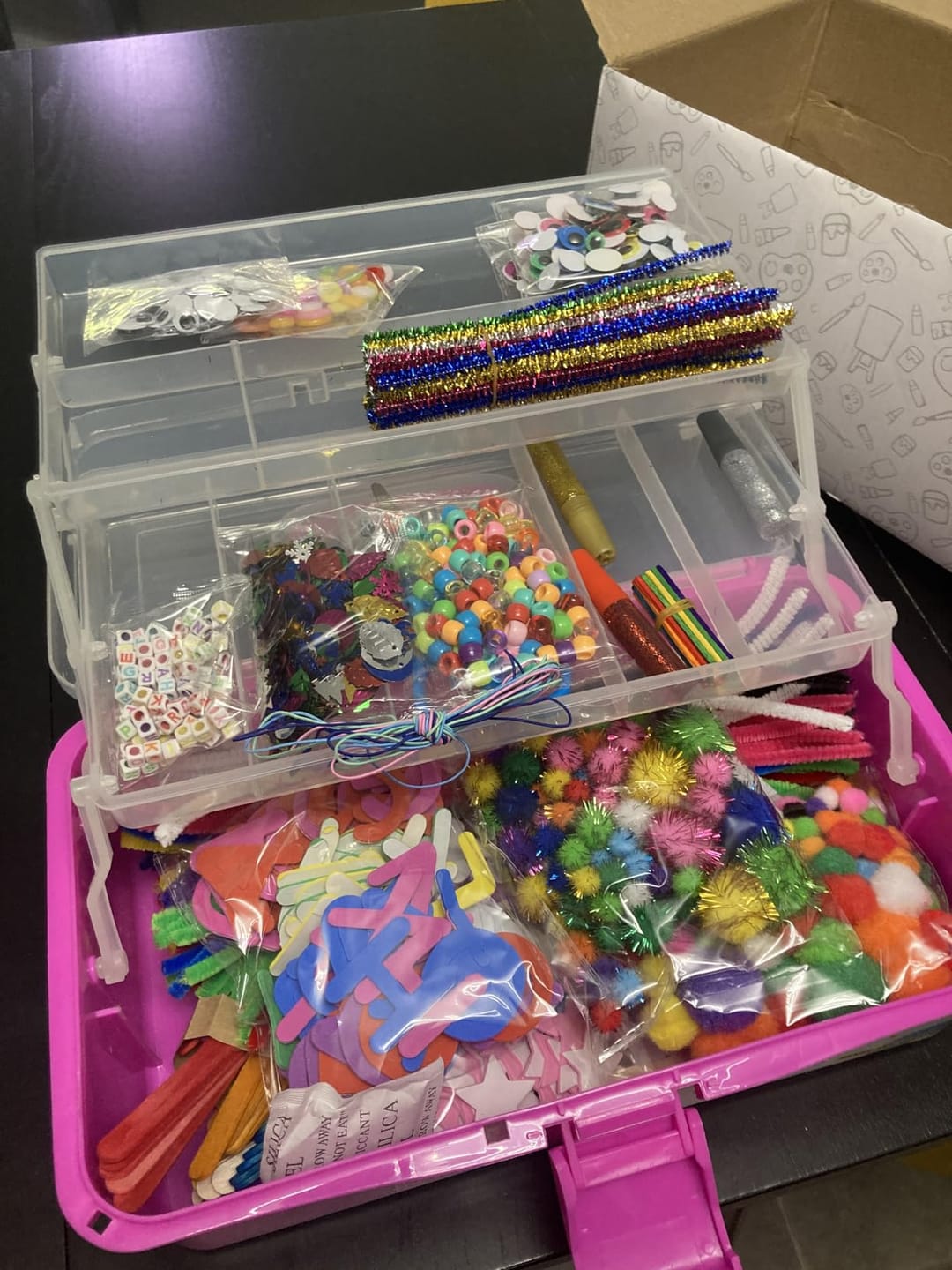 Customer photo review of Deluxe Craft Box