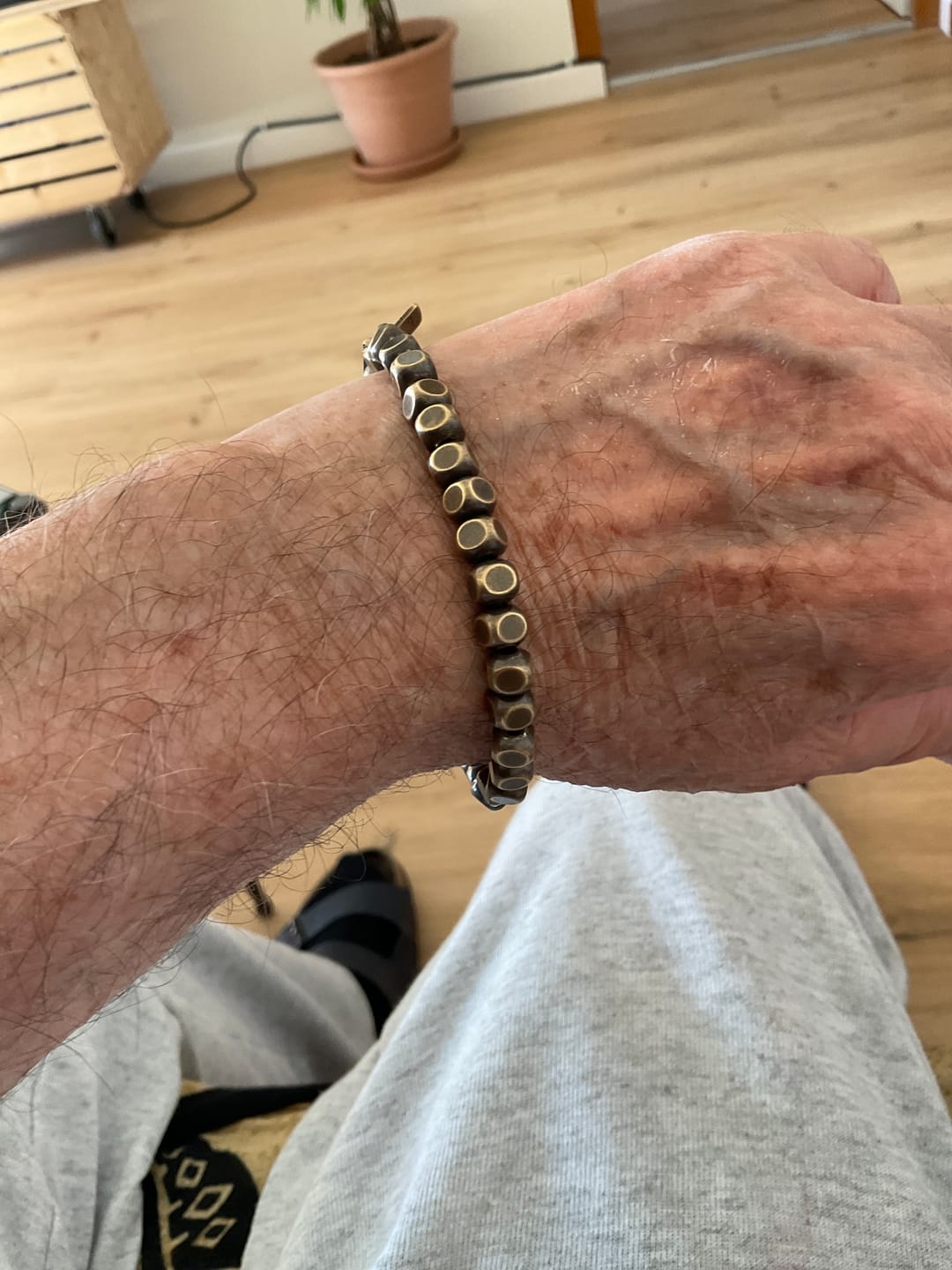 Customer photo review of Buddha Stones Kupfer Glück Reichtum Armband