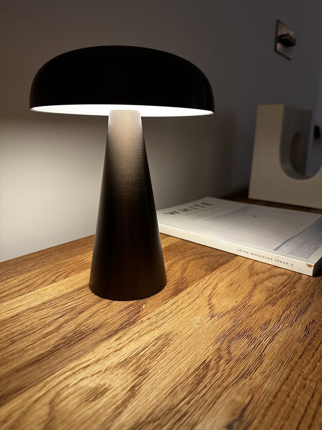 Customer photo review of Battery Table Lamp