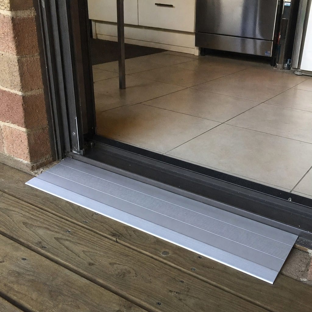 Customer photo review of Aluminium Floor Ramp 10mm 12mm Anodised Vehicle Access Transition