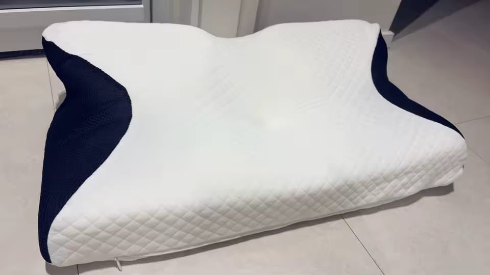 Customer photo review of Ergonomic Memory Foam Cervical Pillow