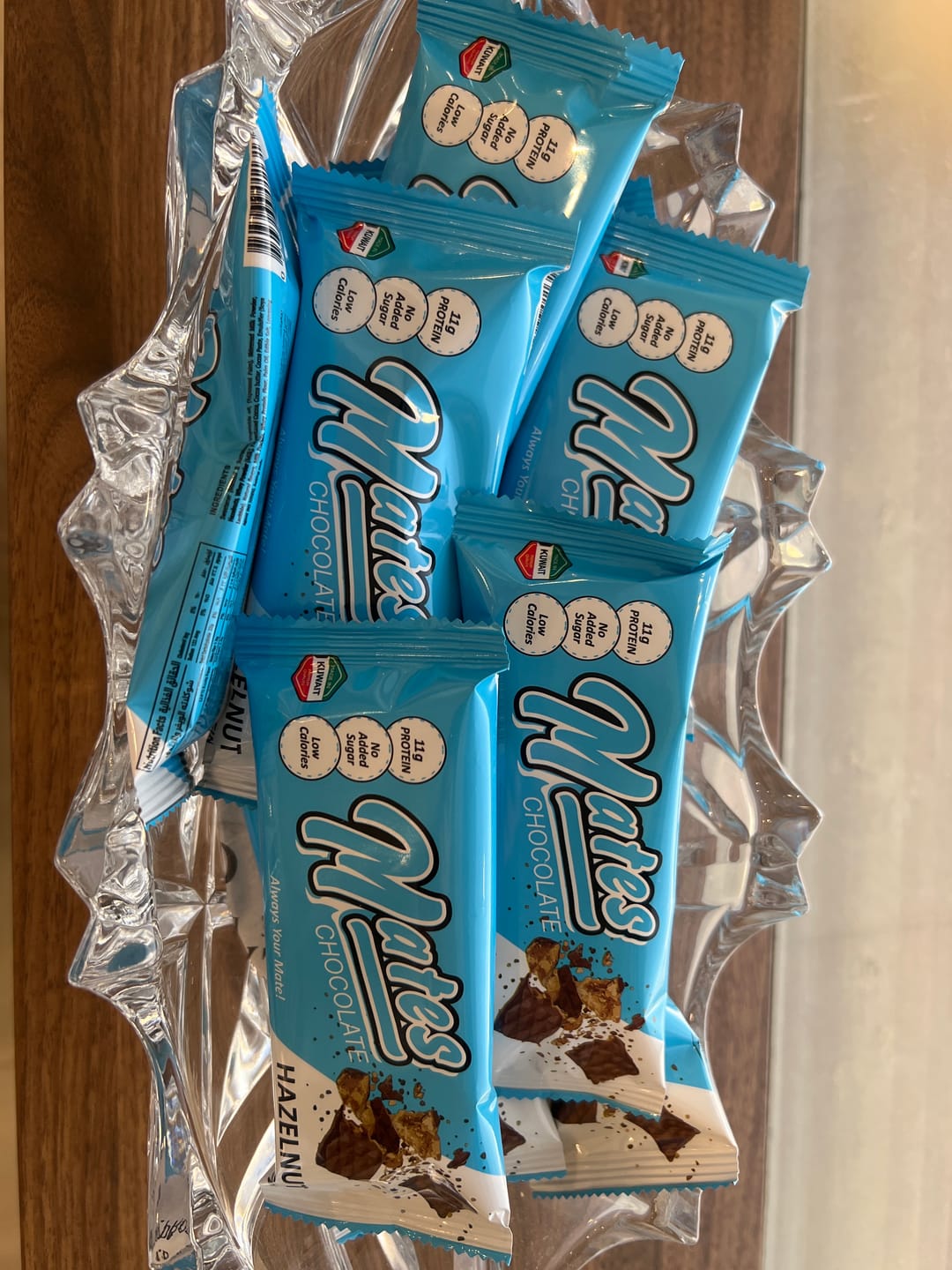 Customer photo review of MATES Hazelnut Wafer Protein Bar (46g*12pcs)