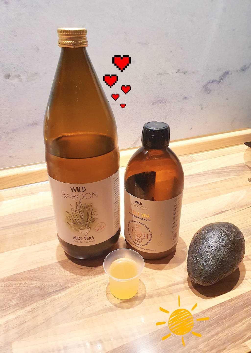 Customer photo review of Darmkur FLORA VIDA & Aloe Saft
