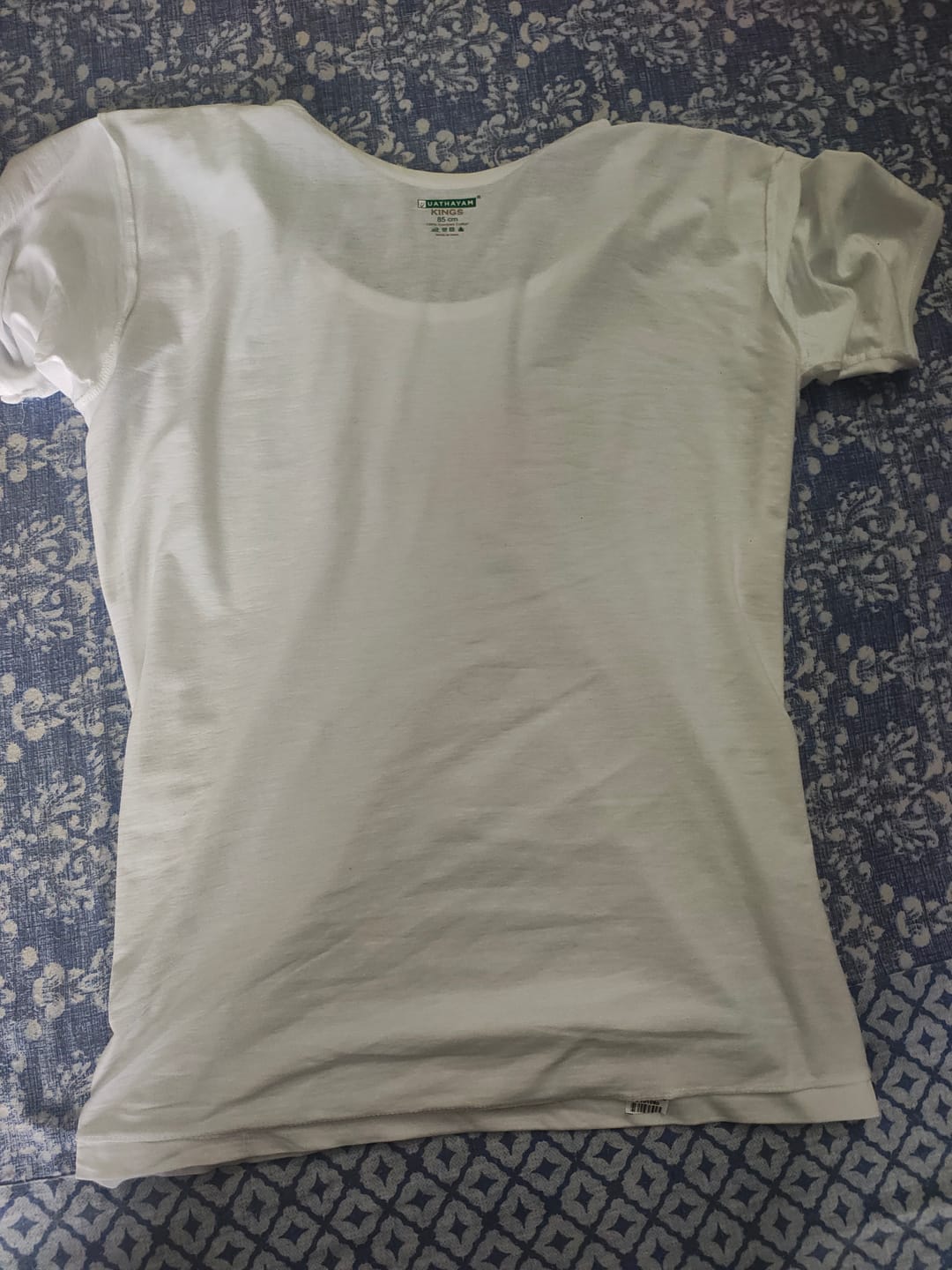 Customer photo review of Kings RNS - 100% Cotton White Vest For Mens Combo (Pack of 3) | Uathayam