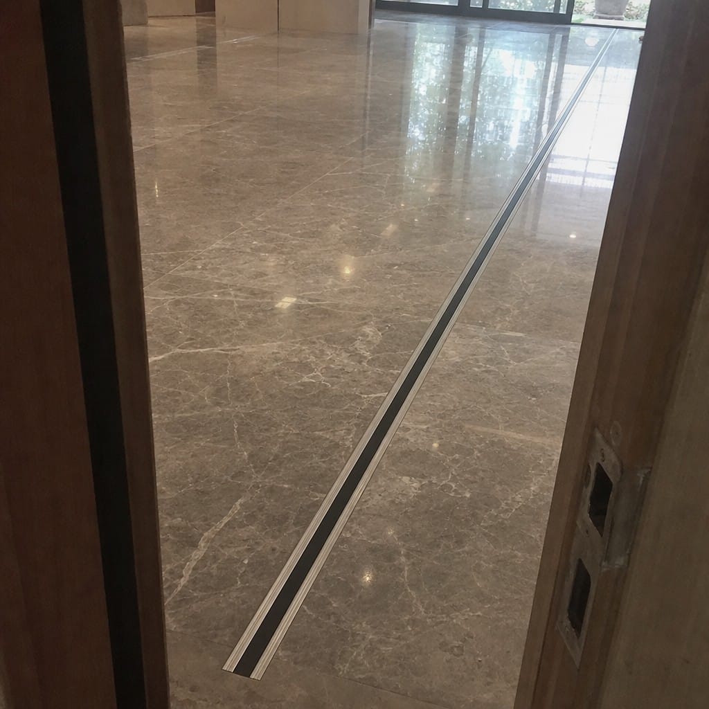 Customer photo review of Aluminium Medium Duty Movement Joint 10mm 12mm Polyurethane 2.5m
