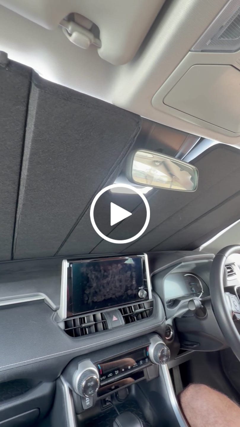Customer video review of Sharkskin Sunshade for Toyota RAV4 (2019–2024)