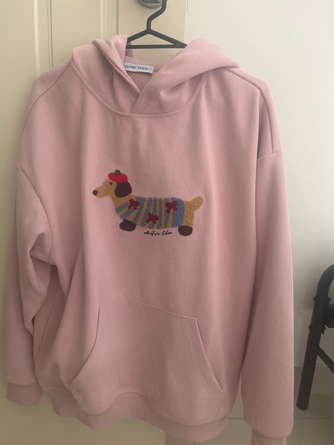 Customer photo review of Aelfric Eden Cartoon Dachshund Hoodie