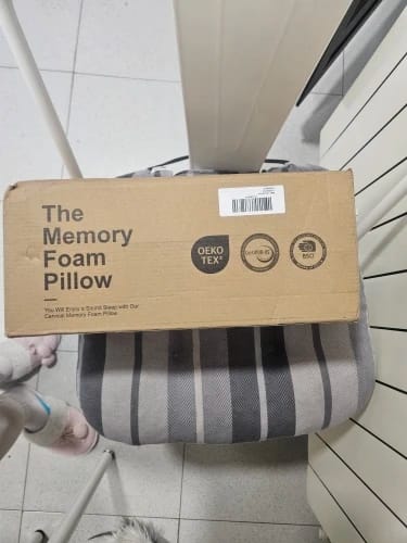Customer photo review of JOAY Ergonomic Cervical Pillow – Butterfly Memory Foam